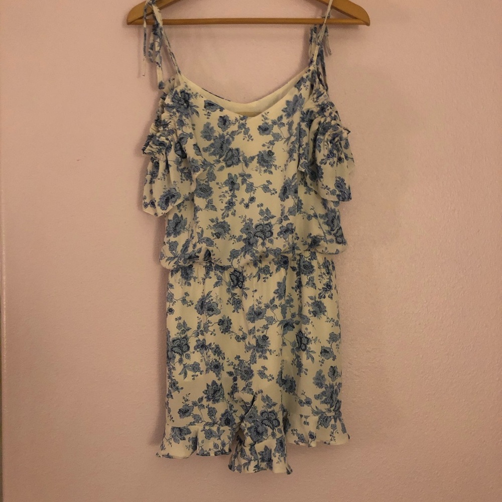 Moon River Floral Romper